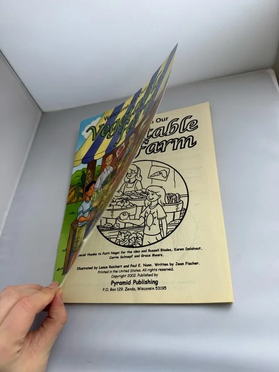 Set of 3 Nature/Farming Childrens Coloring Books- Sugarhouse Veggies Agriculture - Picture 5 of 10